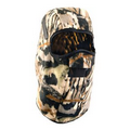 Classic Mid Length Plush Fleece Winter Hard Hat Liner (Camouflage Brown)